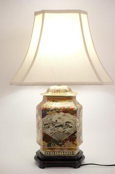 Japanese Imari Porcelain Table Lamp