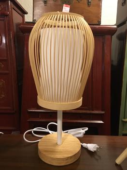 Oriental Table Lamp Bamboo with Platform